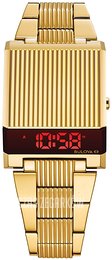 Bulova Ekran LCD/Stal w odcieniu złota 97C110