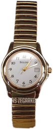Bulova Biały/Stal w odcieniu złota Ø23 mm 97M39