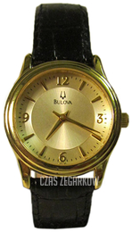 Bulova Żółte złoto/Skóra Ø30 mm 97V25