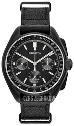 Bulova Czarny/Stal Ø45 mm 98A186