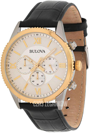 Bulova Classic Biały/Skóra Ø42.5 mm 98A218