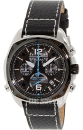 Bulova Precisionist Czarny/Skóra Ø48 mm 98B226