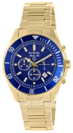 Bulova Marine Star Niebieski/Stal w odcieniu złota Ø46 mm 98B239