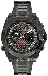 Bulova Precisionist Czarny/Stal Ø45 mm 98B257