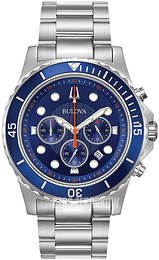 Bulova Niebieski/Stal Ø43 mm 98B325