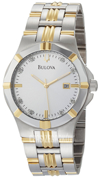 Bulova Srebrny/Stal Ø40 mm 98D115