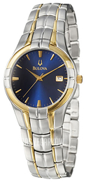 Bulova Bracelet Niebieski/Stal w odcieniu złota Ø36 mm 98H03