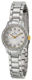 Bulova Crystal Srebrny/Stal Ø25 mm 98L188