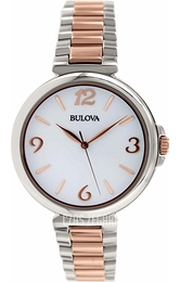 Bulova Biały/Stal Ø38 mm 98L195