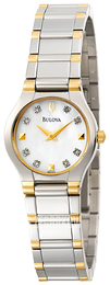 Bulova Diamond Srebrny/Stal Ø25 mm 98P104