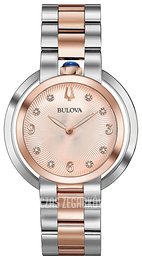Bulova Różowe złoto/Stal w kolorze różowego złota Ø35 mm 98P174