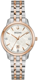 Bulova Sutton Biały/Stal Ø31 mm 98P213
