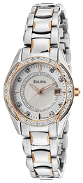 Bulova Diamond Srebrny/Stal Ø28 mm 98R164
