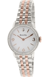 Bulova Biały/Stal Ø28 mm 98R182