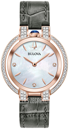 Bulova Diamond Biały/Skóra Ø35 mm 98R268