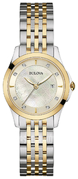 Bulova Diamond Szampański/Stal w odcieniu złota Ø27 mm 98S148