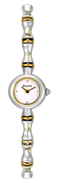 Bulova Dress Biały/Stal w odcieniu złota Ø18 mm 98T29