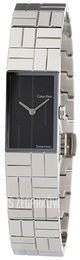 Calvin Klein Dress Czarny/Stal 38x19 mm K0J23102