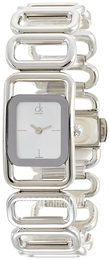 Calvin Klein Square Srebrny/Stal 35x21 mm K1I23120