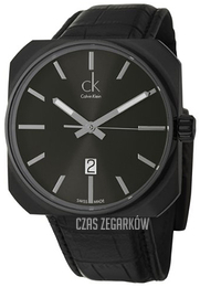 Calvin Klein Dress Czarny/Skóra 42x42 mm K1R21430