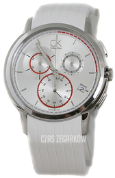 Calvin Klein Drive Biały/Guma Ø44 mm K1V27938