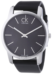 Calvin Klein City Czarny/Skóra Ø43 mm K2G21107