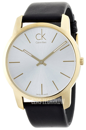 Calvin Klein City Srebrny/Skóra Ø43 mm K2G21520