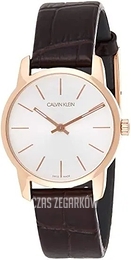 Calvin Klein City Srebrny/Skóra Ø31 mm K2G23620
