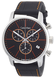 Calvin Klein City Czarny/Skóra Ø43 mm K2G271C1