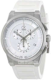 Calvin Klein Dart Srebrny/Guma Ø45 mm K2S371L6