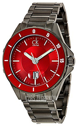 Calvin Klein Play Czerwony/Stal Ø45 mm K2W21V4P