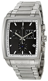 Calvin Klein Dress Czarny/Stal Ø38 mm K3047104