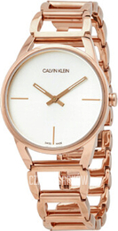 Calvin Klein Stately Srebrny/Stal w kolorze różowego złota Ø33 mm K3G23626