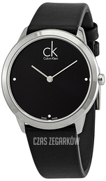 Calvin Klein Minimal Czarny/Skóra Ø35 mm K3M221CS