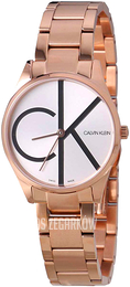 Calvin Klein Różowy/Stal w kolorze różowego złota Ø32 mm K4N23X46