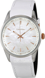 Calvin Klein Bold Biały/Skóra Ø41 mm K5A31BLG