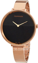 Calvin Klein Czarny/Stal w kolorze różowego złota Ø38 mm K7A23641