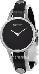 Calvin Klein Czarny/Skóra Ø32 mm K9D231LY