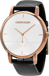 Calvin Klein Srebrny/Skóra Ø43 mm K9H2X6C6