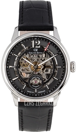 Carl von Zeyten Schramberg Czarny/Skóra Ø43 mm CVZ0080BKS