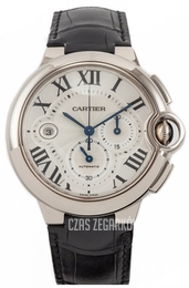 Cartier Ballon Bleu Srebrny/Skóra Ø47.1 mm W6920005