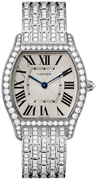 Cartier Tortue Srebrny/18 karatowe białe złoto HPI00779