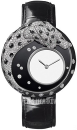 Cartier Panthere Mysterieuse Biały/Skóra Ø40 mm HPI01011