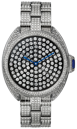 Cartier Cle de Cartier Zestaw diamentów/18 karatowe białe złoto Ø40 mm HPI01063