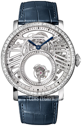 Cartier Rotonde De Cartier Szkieletowa tarczy/Skóra Ø45 mm HPI01199