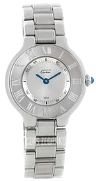 Cartier 21 Must Srebrny/Stal Ø28 mm W10109T2