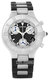 Cartier 21 Chronoscaph Szary/Stal Ø38 mm W10125U2