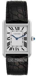 Cartier Tank Solo Srebrny/Skóra 34.8x27.4 mm W1018355