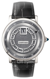 Cartier Rotonde De Cartier Szary/Skóra Ø31.8 mm W1553851