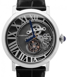 Cartier Rotonde De Cartier Szary/Skóra Ø46.2 mm W1556214